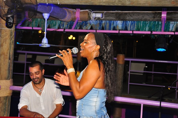 Cinda at the Beach Bar